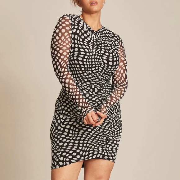11 Honoré Black and White Polka Dot Niara Dress - Size 2: 18/20 - Picture 1 of 4
